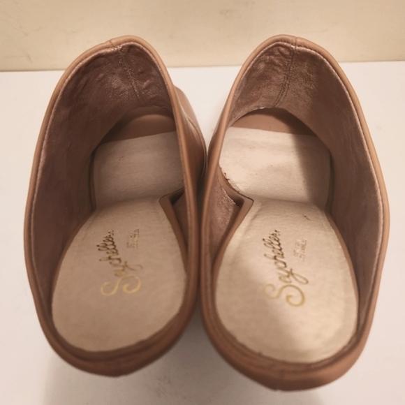 SEYCHELLES PROPAGANDA TAN NUDE MULES - Picture 6 of 10